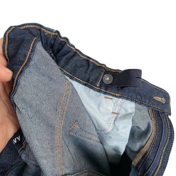 NWT OLD NAVY Boys Size 18 Plus, Dark Wash Straight Leg Jeans Built-In Flex Waist - Picture 6 of 14